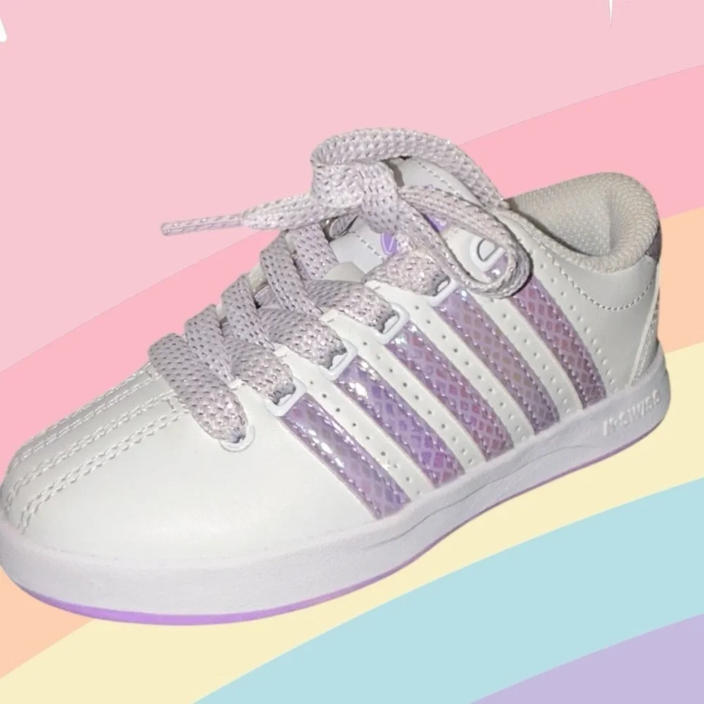 K- Swiss Girls’ Sneakers – Size 11 (Toddler/Youth)